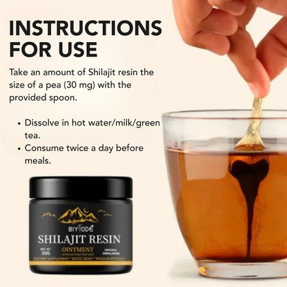 100% pur Shilajit 💎 Source d'énergie vitale de l'Himalaya